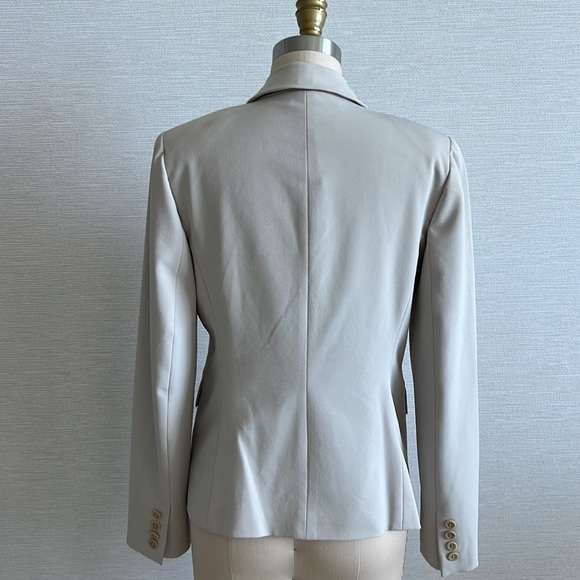 Epic New York Beige Blazer size 4 stretch fabric - Picture 3 of 7